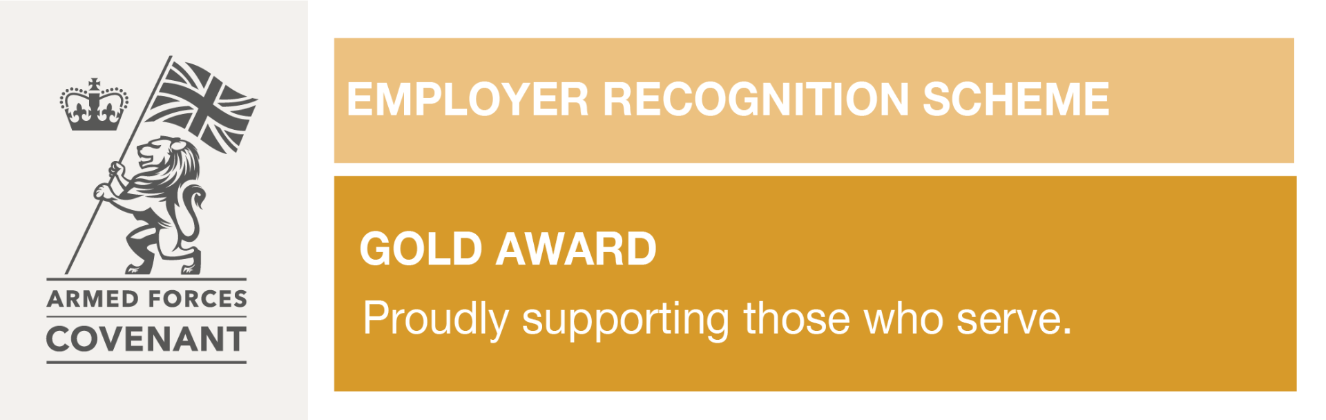 Armed Forces Covenant ERS Gold Award